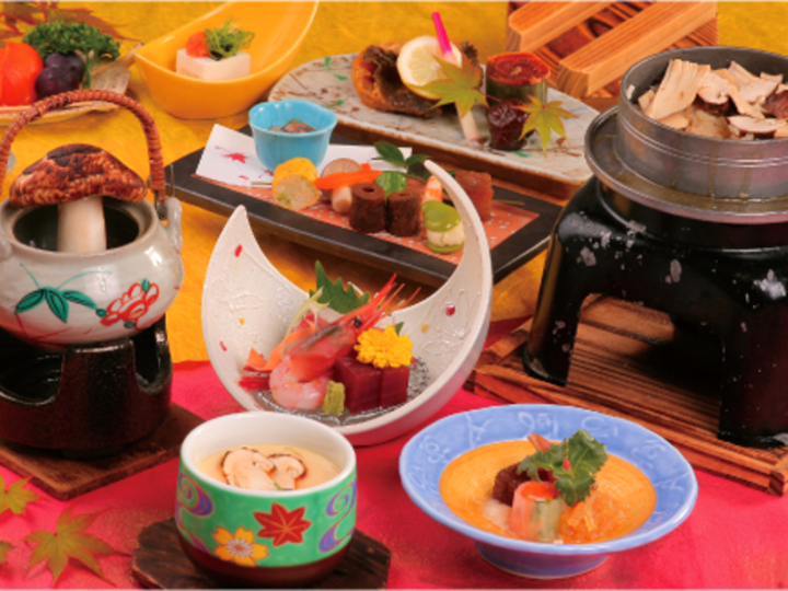 絶品松茸会席料理！