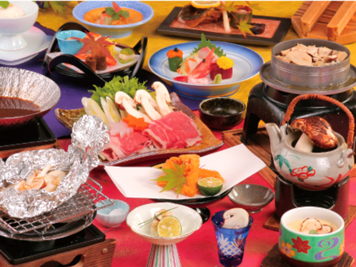 絶品松茸会席料理一例