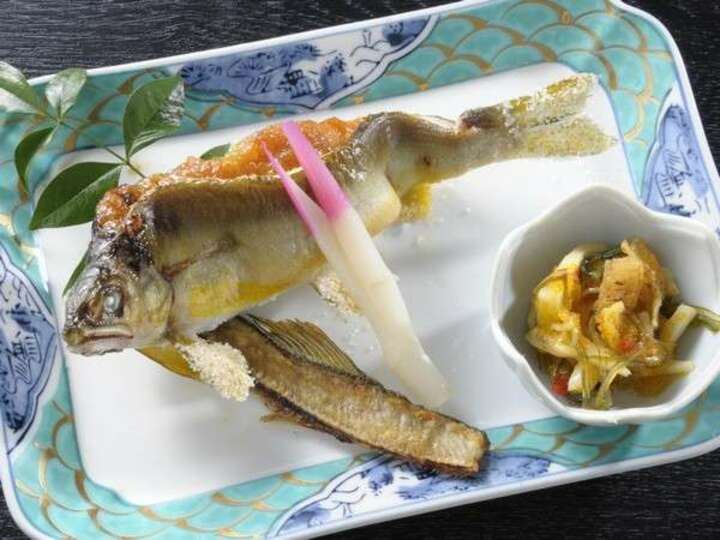 鮎のウルカ田楽焼き