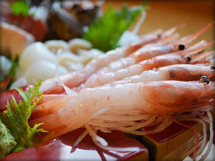 とろける甘海老は日本海の旨み！