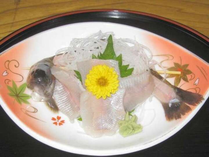 別注文・岩魚の造り。