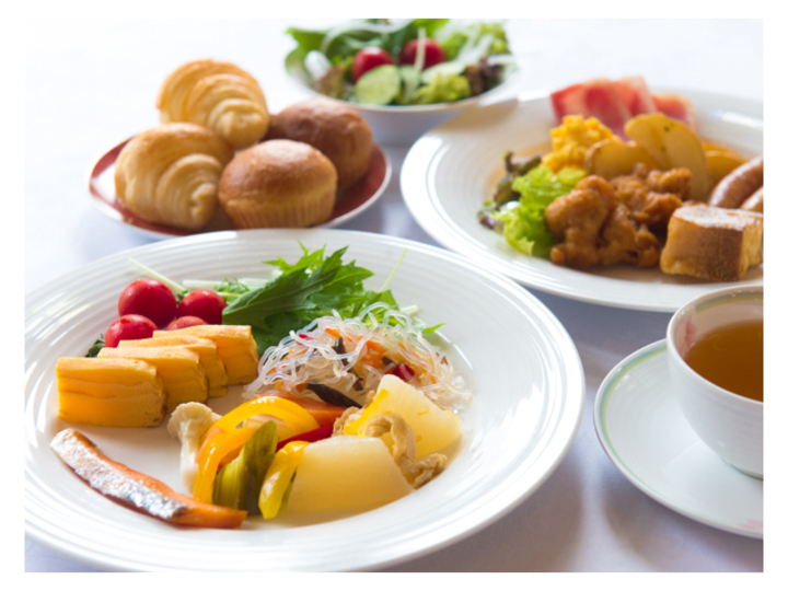 朝食ビュッフェ