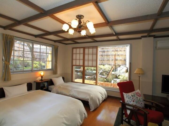 【Vルーム】 露天風呂＆庭付 1部屋タイプ