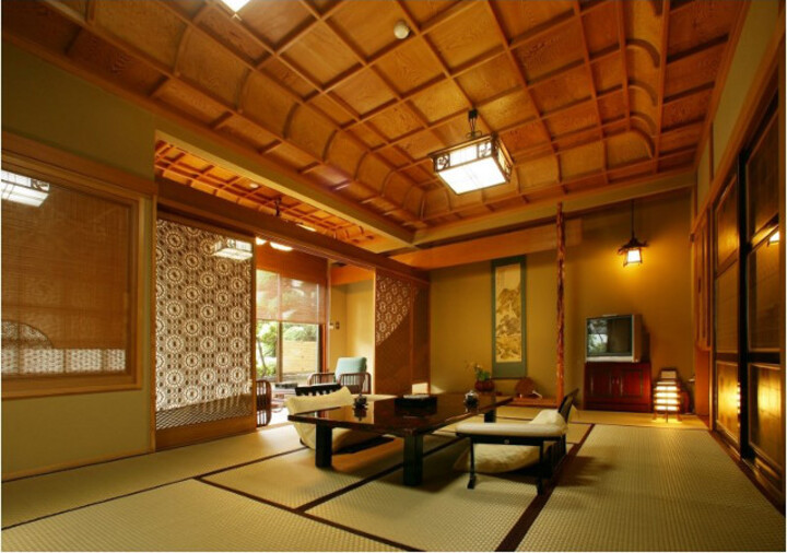 数寄屋風和室13帖「藤の間」/モダン和室12帖「撫子の間」
