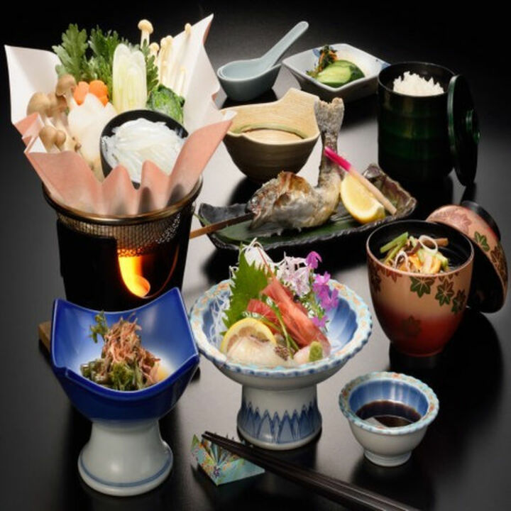 夕食一例　減塩おもてなし膳　全7品