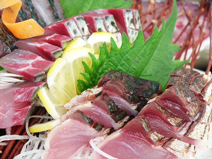 ここでしか食べられない新鮮な魚介を和食で