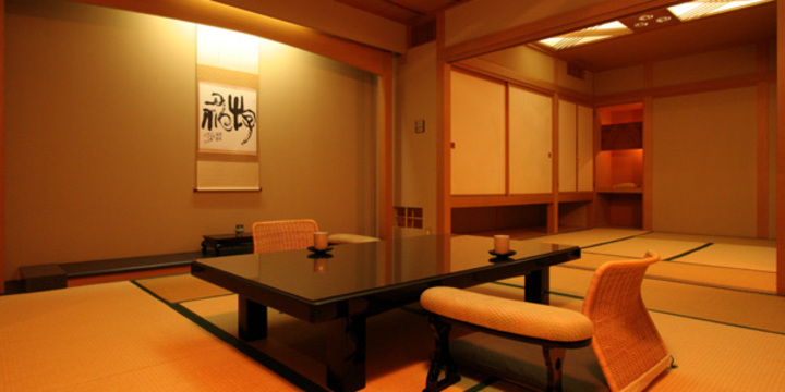 【部屋食】新館和室二間10+6畳（オーシャンビュー／禁煙）