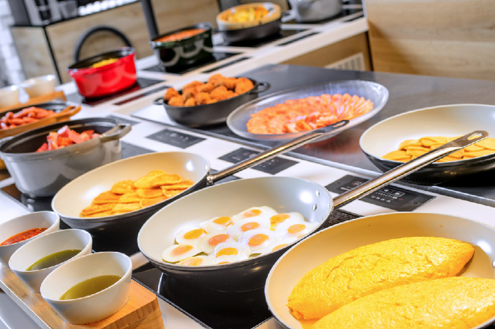 北海道スカイテラス「MINORI（ミノリ）」　15Fビュッフェ朝食①