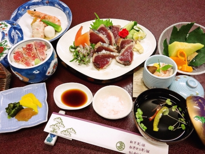 【ご夕食】鰹のタタキ御膳