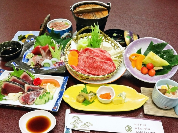 【ご夕食】特選土佐和牛のしゃぶしゃぶ