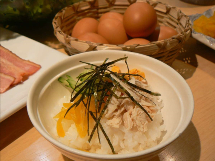 【朝食】鹿児島奄美名産の鶏飯