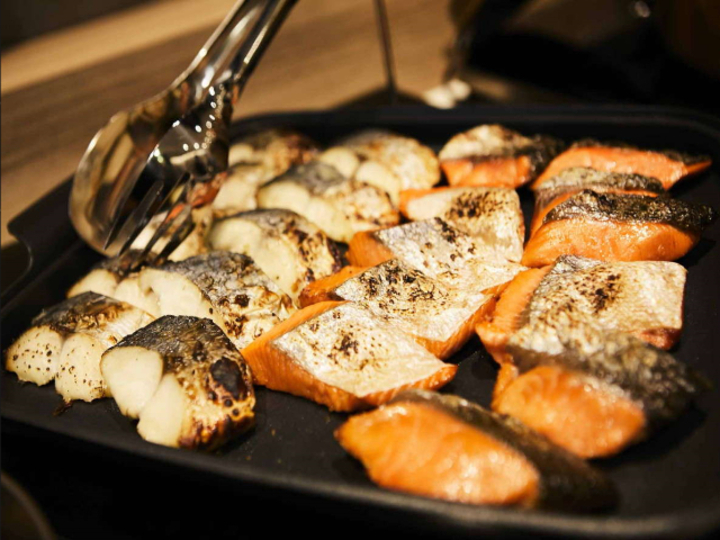 【ごちそう野菜の朝ごはん】朝は和食派の方に、時期にあわせて日帰りで用意する焼き魚