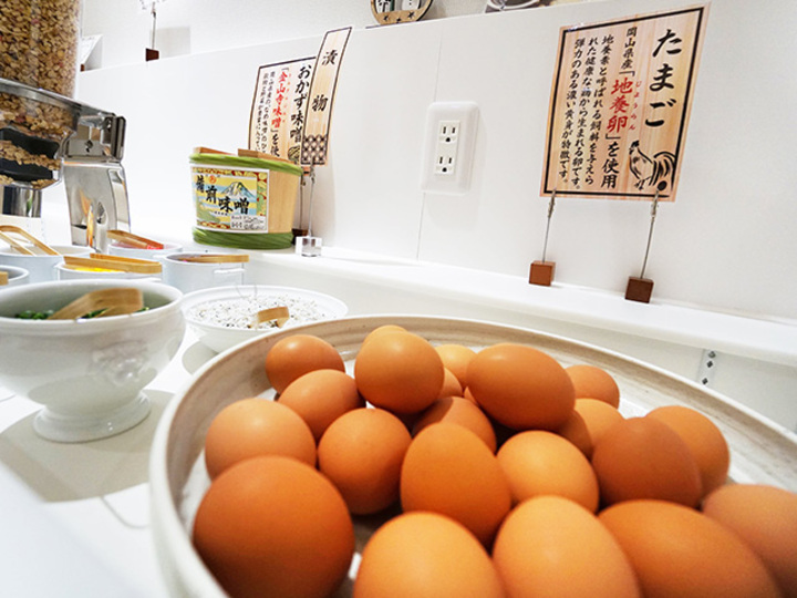 朝食ビュッフェ