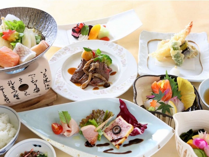 ご夕食②夜はやっぱり和風という方におすすめ『カジュアル創作会席コース』