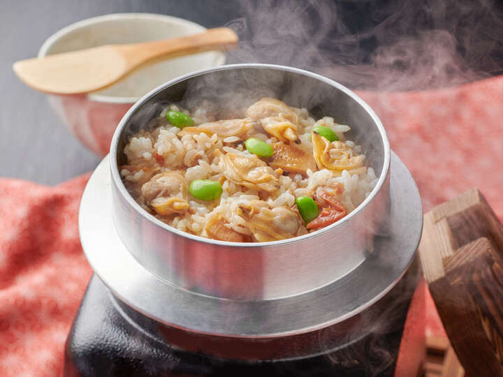 釜炊きあさり飯