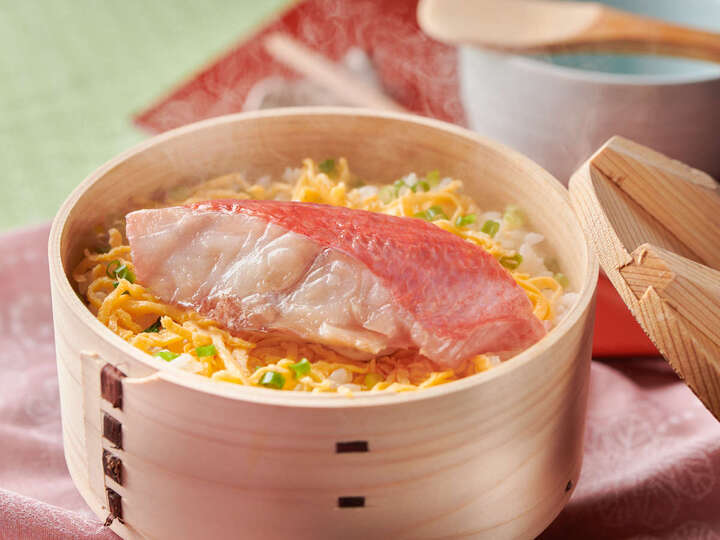 金目鯛のせいろ御飯
