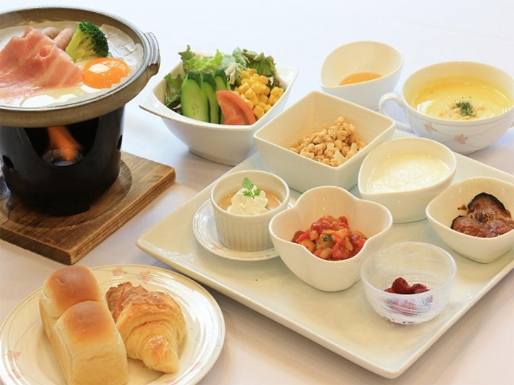 朝食は和洋食から選べます