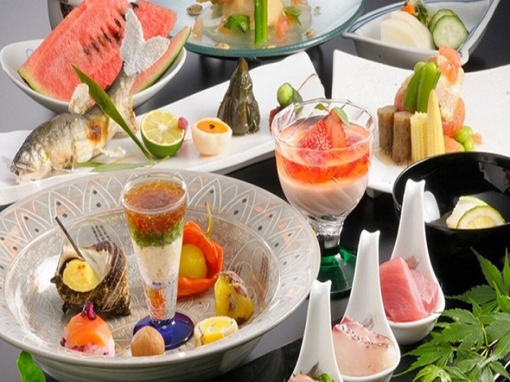 【お料理一例】目にも美しい創作料理で心もてなす