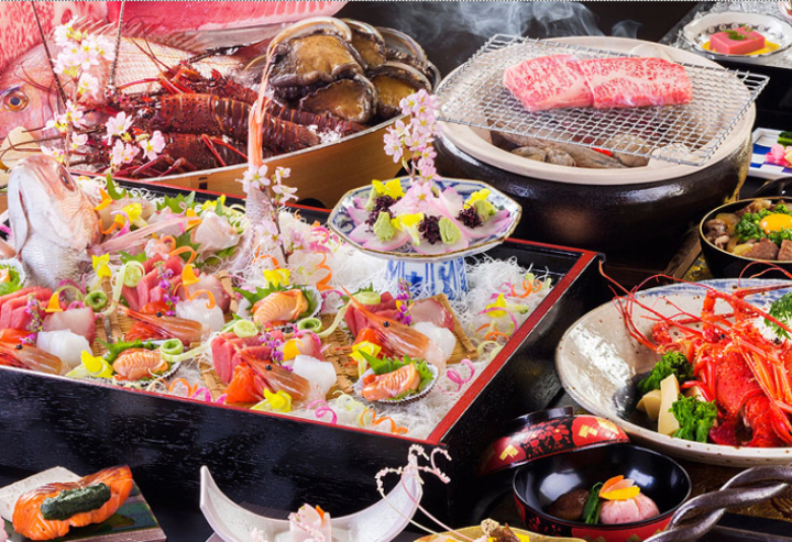 繊細な日本食