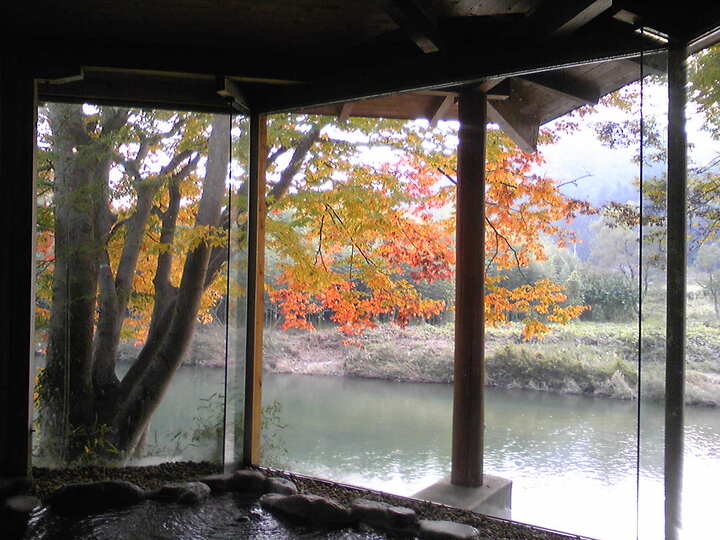 絶景岩風呂
